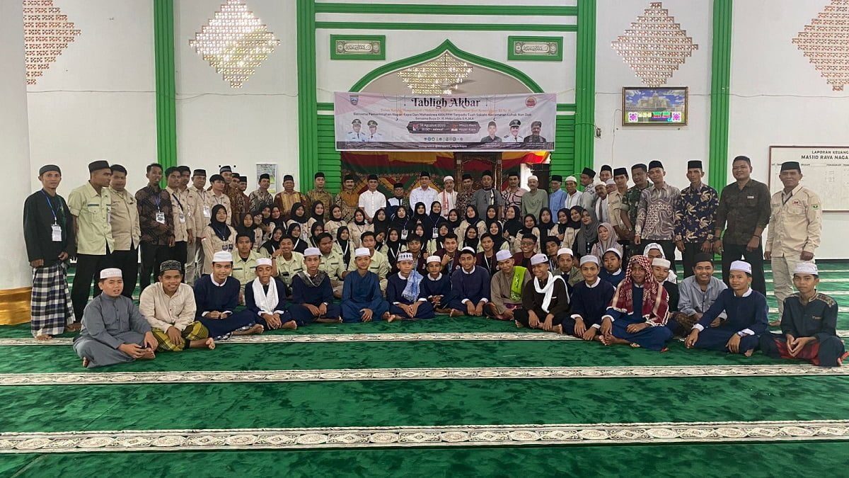 Tabligh akbar di Masjid Raya Nagari Kapa, Kabupaten Pasaman Barat. (dok. istimewa)