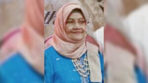 Istri eks Gubernur Sumbar Zainal Bakar, Hj Zuarna Azzaino meninggal dunia. (dok. istimewa)