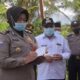 AKBP (purn) Nuraida saat masih berpangkat Kompol sewaktu mendata Nagari Tageh dalam masa Covid-19. (dok. Istimewa)