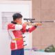 Muhammad Sejahtera Dwi Putra berhasil meraih medali emas kala tampil di cabor menembak nomor Shooting-Men’s 10m Running Target (Final) Asian Games 2022 Hangzhou, Senin (25/9/2023).(Foto: Dok. Kemenpora/M Rifqy: NOC Indonesia)