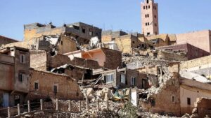 Kondisi pasca gempa Maroko. (dok. istimewa)