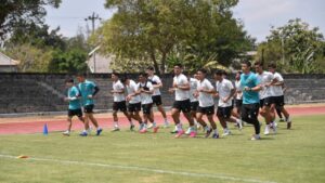 Latihan pemain Timnas U-23 jelang laga perdana kualifikasi AFC Cup. (dok. PSSI)