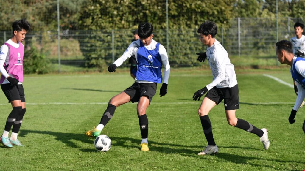 Latihan penggawa Timnas U-17 di Jerman. (dok. PSSI)