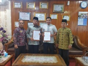 Kerjasama Rutan Kelas IIB Padang dengan Kantor Kementerian Agama (Kemenag) Kota Padang. (Foto: Dok. Rutan Padang)