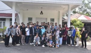 Puluhan influencer berkumpul di Kota Sawahlunto. (Foto: (Dok. Antara Sumbar/Yudha Ahada)