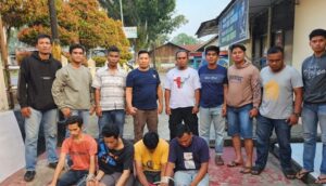 4 pemuda asal Kabupaten Solok ditangkap polisi gegara kasus penyalahgunaan narkotika. (Foto: Dok. Polres Solok)