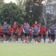Latihan pemulihan para pemain Timnas senior jelang kualifikasi Piala Dunia 2026. (dok. PSSI)