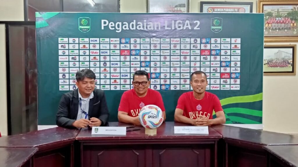 Presscon laga Semen Padang FC kontra SADA Sumut FC. (dok. Radarsumbar.com)