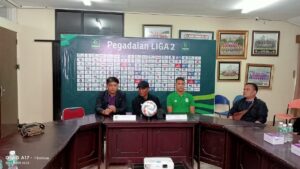 Presscon jelang laga Semen Padang FC vs PSMS di Pekan kelima Pegadaian Liga 2 2023/2024. (dok. Radarsumbar.com)