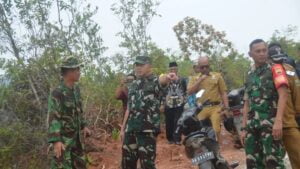 Peninjauan kegiatan TMMD/N ke-118 yang digelar di Kabupaten Solok, Sumatera Barat (Foto: Dok. ANTARA/HO-Diskominfo Solok)