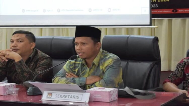 Ketua Divisi Teknis KPU Agam Zainal Fadli. Dok KPU Agam