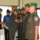 Danrem 032/Wirabraja, Brigjen TNI Rayen Obersyl memimpin serah terima jabatan (sertijab) terhadap tiga Dandim jajarannya. (Foto: Dok. Penrem)