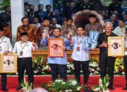 Sah! Ini Nomor Urut Tiga Pasangan Capres-Cawapres Pemilu 2024
