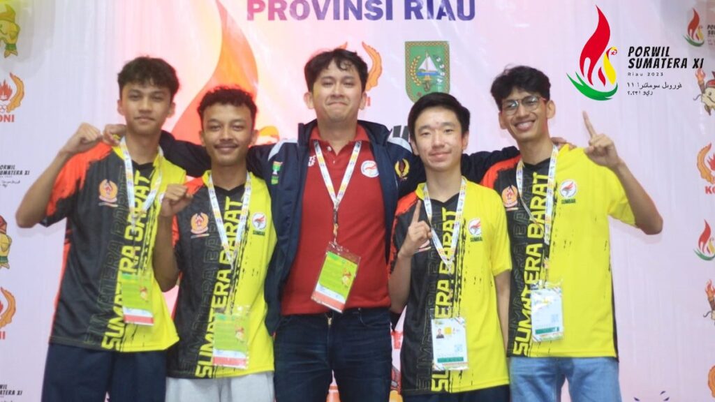 Atlet eSport Sumbar nomor PUBG Mobile raih emas kedelapan di Porwil XI. (dok. istimewa)