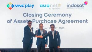 Akuisisi MNC Play ke Indosat Ooredoo Hutchison dan Asianet. (Foto: Dok. IOH)