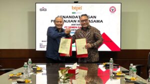Kerjasama PT Semen Padang dan BTPN dalam rangka pensiun karyawan. (dok. Humas)