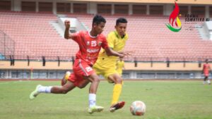 Laga Sumbar vs Lampung di semifinal Porwil XI. (dok. istimewa)