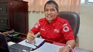 Legenda Semen Padang FC Afdal Yusra yang kini menjadi staf di perusahaan. (dok. Humas)