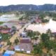 Banjir di kawasan Harau pada Senin (18/12/2023) siang. (Foto: Dok. BPBD Limapuluh Kota)