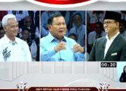 Debat Capres Perdana, Prabowo Subianto Sebut Anies Baswedan tak Bisa jadi Gubernur jika tak Ada Demokrasi
