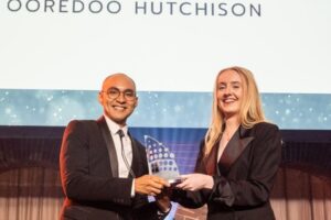 Indosat Ooredoo Hutchison raih dua penghargaan di Amsterdam, Belanda. (Foto: Dok. IOH)