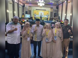 Wawako Padang sisa masa jabatan 2018-2023, Ekos Albar mendatangi langsung kafilah Kota Padang dalam MTQN tingkat Sumbar di Kabupaten Solok Selatan. (Foto: Dok. Prokopim)