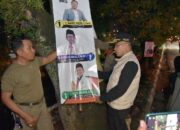 Malam-malam, Wawako Padang Pimpin Operasi Penertiban Alat Peraga Kampanye