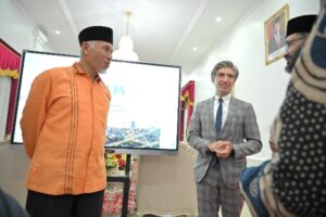 Gubernur Sumbar, Mahyeldi bertemu dengan investor dari Turki. (Foto: Dok. Adpim)