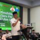Wali Kota Padang, Hendri Septa saat membuka semiloka sertifikasi guru Pendidikan Agama Islam (PAI). Sertifikasi dilakukan sebagai salah satu upaya memenuhi program unggulan (progul) yang telah dicanangkan demi menciptakan pelajar yang mampu menghafal Al-Qur'an. (Foto: Dok. Prokopim)