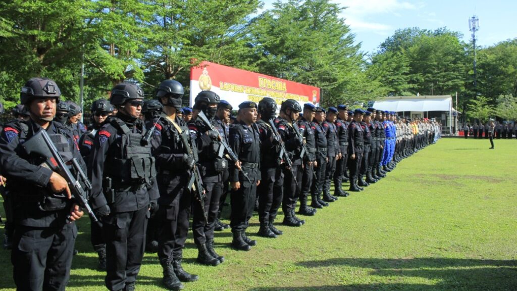 Polda Sumbar siapkan personel untuk pengamanan kampanye. (dok. Bidhumas)