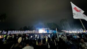 Suasana konser Prabowo-Gibran di Payakumbuh. (dok. istimewa)