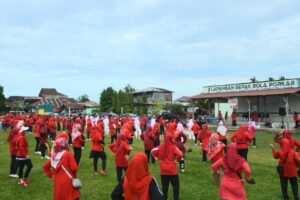 Yayasan Jantung Indonesia (YJI) Kota Padang ingin terus menggelorakan senam sehat dan menjaga warga Padang terhindar dari sakit jantung. (Foto: Dok. Prokopim)