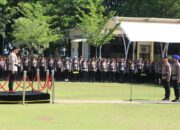 Kapolda Sumbar Pimpin Apel Pergeseran Pasukan Pengamanan TPS