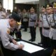 Kapolda Sumbar pimpin sertijab dua PJU dan tiga Kapolres. (dok. Bidhumas)