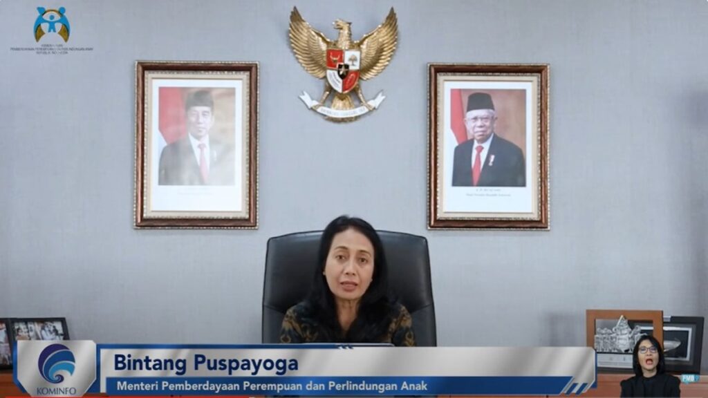 Menteri PPPA Bintang Puspayoga. (dok. istimewa)