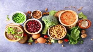Ilustrasi kombinasi makanan sehat. (Shutterstock/Margouillat Photo)