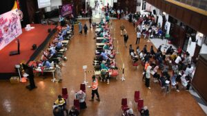 Aksi donor darah PT Semen Padang tahun 2024. (dok. Humas)
