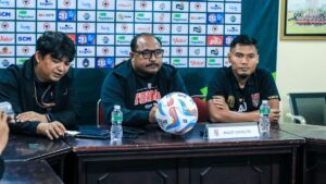 Prematch press conference laga Semen Padang FC vs Malut United. (dok. istimewa)
