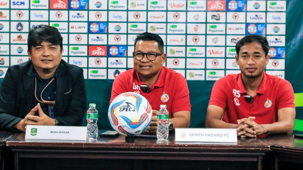 Prematch press conference laga Semen Padang FC vs Malut United. (dok. MO Semen Padang FC)