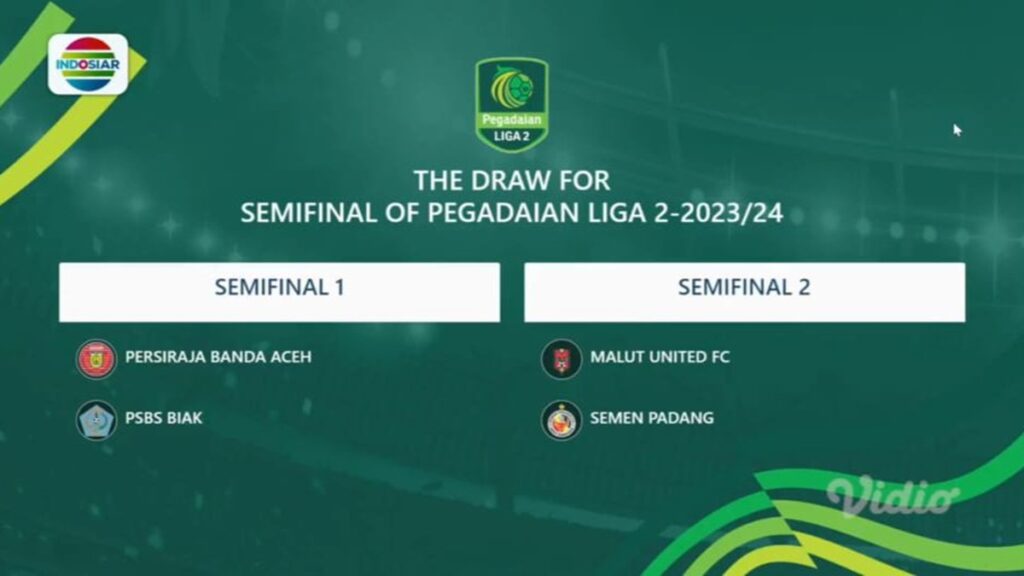 Empat tim di laga semifinal Liga 2 2023/2024. (dok. istimewa)