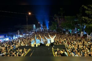 Penutupan kampanye akbar dan konser Indonesia Maju Prabowo-Gibran yang dihelat di Kota Bukittinggi, Sumatera Barat (Sumbar) pada Sabtu (10/2/2024) malam 'petjah'. (Foto: Dok. Tim AR)