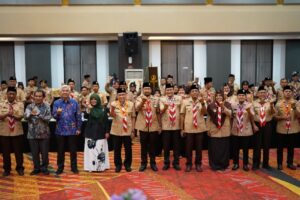 Rapat Kerja Daerah (Rakerda) Gerakan Pramuka Sumbar tahun 2024 di Kota Padang, Senin (4/3/2024) malam. (Foto: Dok. Istimewa)