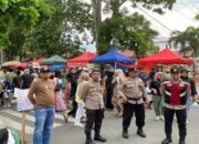 Beri Rasa Aman bagi Warga, Polresta Bukittinggi Siaga di Lokasi Pasar Pabukoan