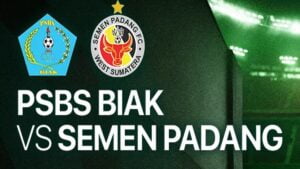 PSBS Biak vs Semen Padang FC. (dok. istimewa)