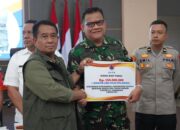 Diserahkan Kepala BNPB, Korem 032/Wbr Terima Bantuan Operasional Penanganan Darurat Bencana di Sumbar