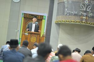 Gubernur Sumatera Barat (Sumbar), Mahyeldi menyatakan bahwa pembinaan generasi muda berkarakter Qur'ani akan semakin memantapkan usaha menyiapkan generasi emas Indonesia untuk tahun 2045. (Foto: Dok. Adpim)