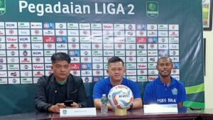 Prematch press conference laga final Liga 2 leg kedua antara Semen Padang FC vs PSBS Biak. (dok. Radarsumbar)