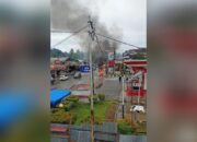 Becak Motor di Depan SPBU Gunung Pangilun Terbakar, Pengemudi Diduga Kabur