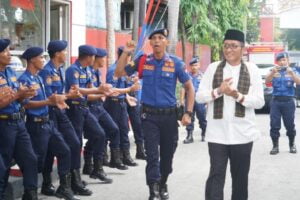 Wali Kota Padang, Hendri Septa mengapresiasi Dinas Damkar yang telah berkontribusi besar kepada masyarakat. (Foto: Dok. Prokopim)