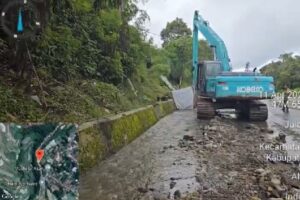 Dinas Pengelolaan Sumber Daya Air Bina Konstruksi (DPSDABK) Sumatera Barat (Sumbar) berhasil membenahi aliran sungai Lubuk Hantu di Nagari Aia Angek, Kecamatan X Koto, Kabupaten Tanah Datar. (Foto: Dok. Adpim Pemprov Sumbar)